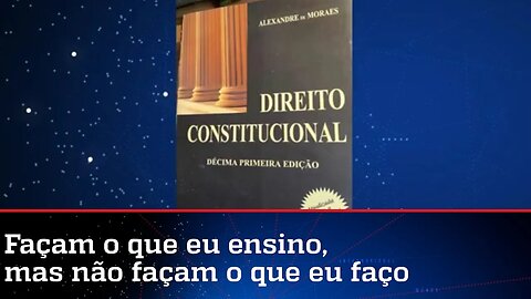 Em livro, professor Alexandre de Moraes contradiz ministro Alexandre de Moraes