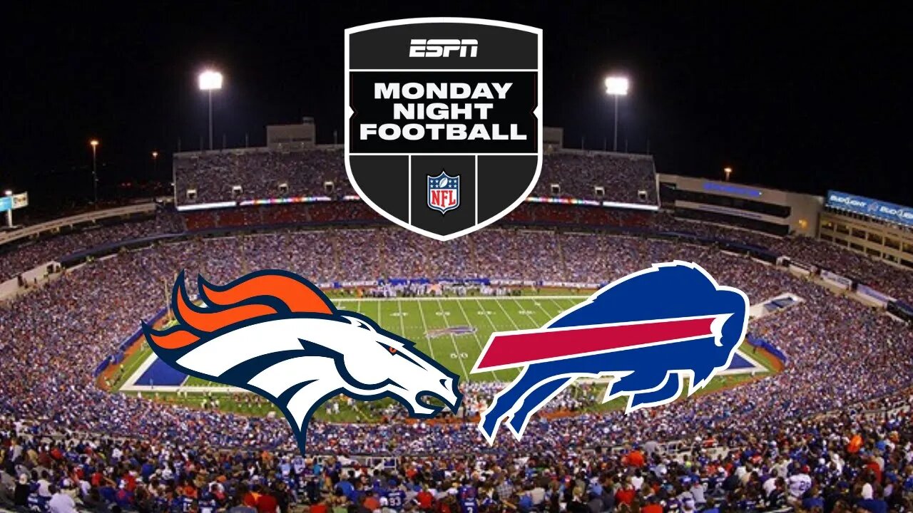 Broncos @ Bills: MNF LIVE REACTION & COMMENTARY #nfl #mnf #broncos #bills