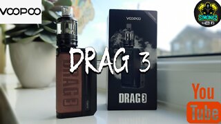 VOOPOO DRAG 3 TPP POD TANK KIT REVIEW #voopoodrag3#dual18650mod#vape 🔞