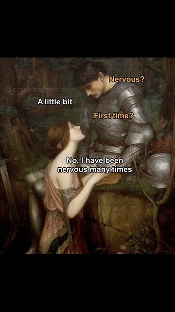 Nervous #shorts #silly #funny #memes #knights #maiden #mentalhealth