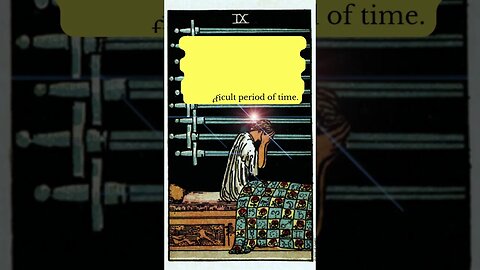 TAROT- THE 9 OF SWORDS- A Close Look PT 2 #shorts #inspiration #tarot