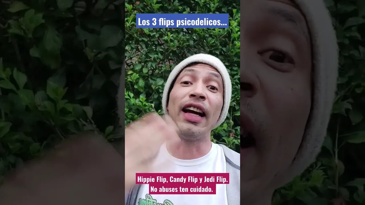 Los 3 Flips Psicodelicos #reloco #informacion #shorts