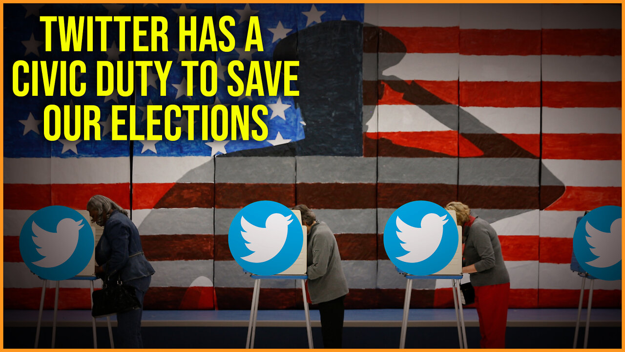 Twitter Heroically Plans To Save Democracy