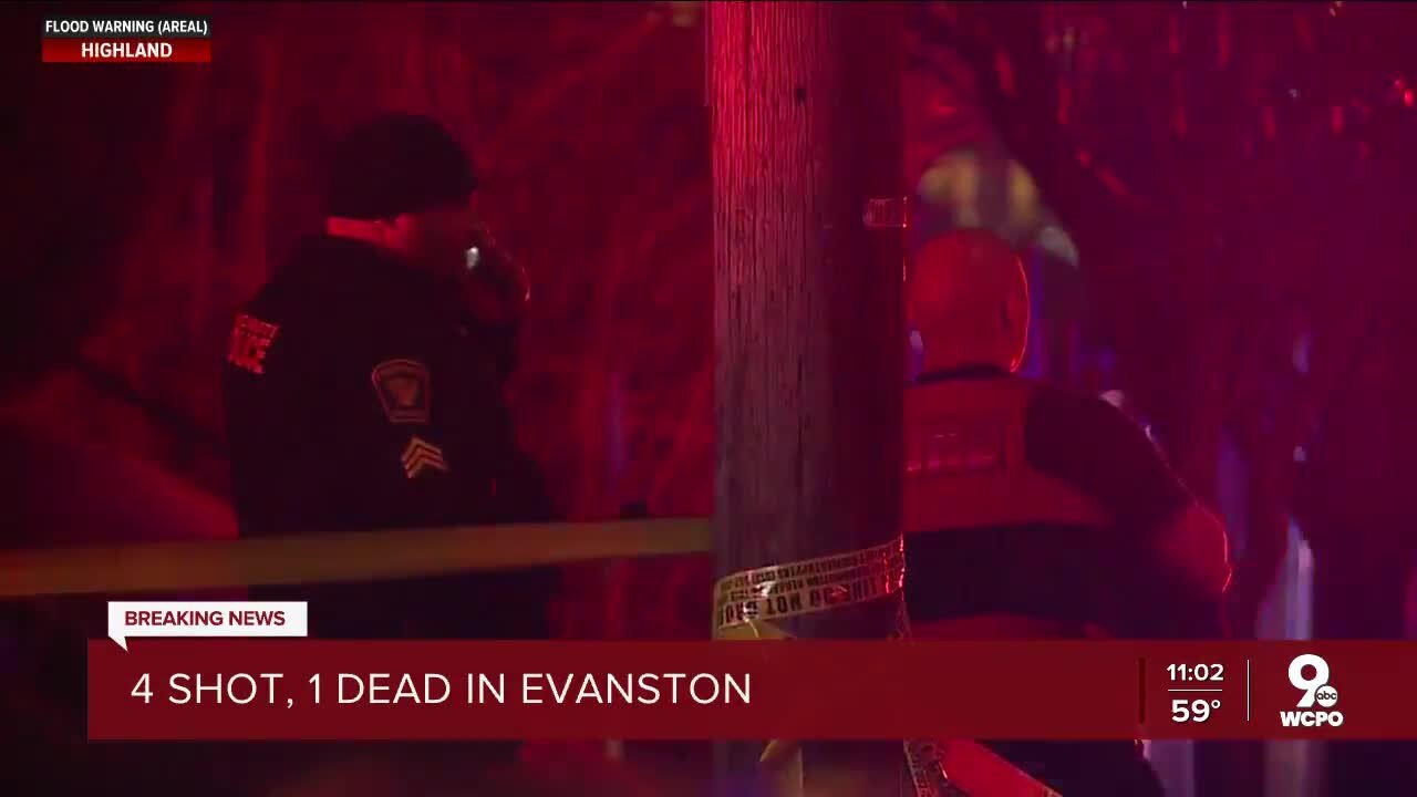 Four people shot, one fatally in Evanston Sunday evening