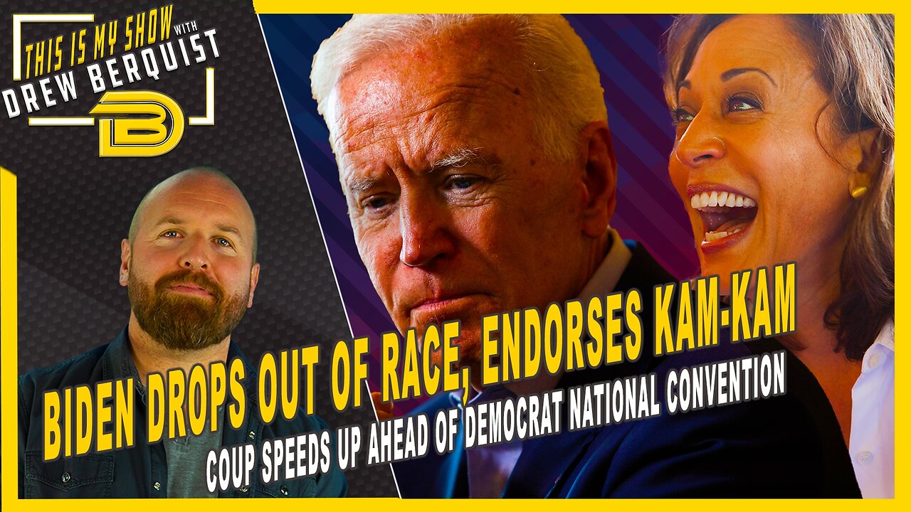 Biden "Steps Down," Clears Schedule As Democrat Coup Props Up Kamala Harris | July 22, 2024