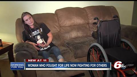 Domestic violence victim shot 8 times shares her story to help others