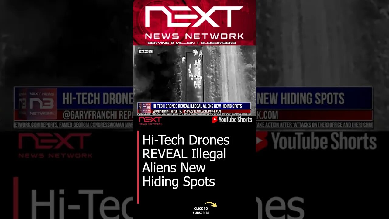 Hi-Tech Drones REVEAL Illegal Aliens New Hiding Spots #shorts