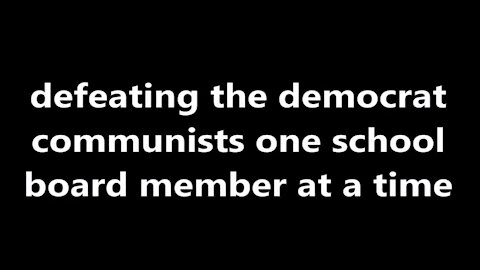 defeating the democrat communists