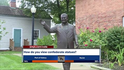 Dearborn statue of controversial former Mayor now a political and cultural lightening rod