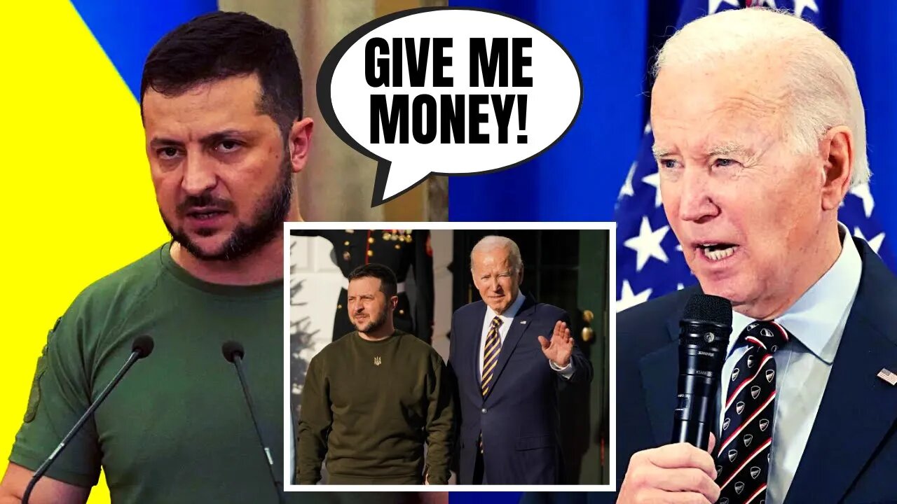 Zelensky Comes To USA To DEMAND More Money For Ukraine | Meets With Biden, Will Address Congress