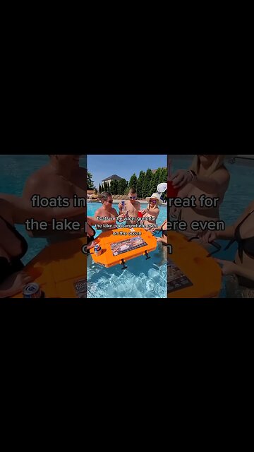 The BEST Floating Cooler Ever for Memorial Day!