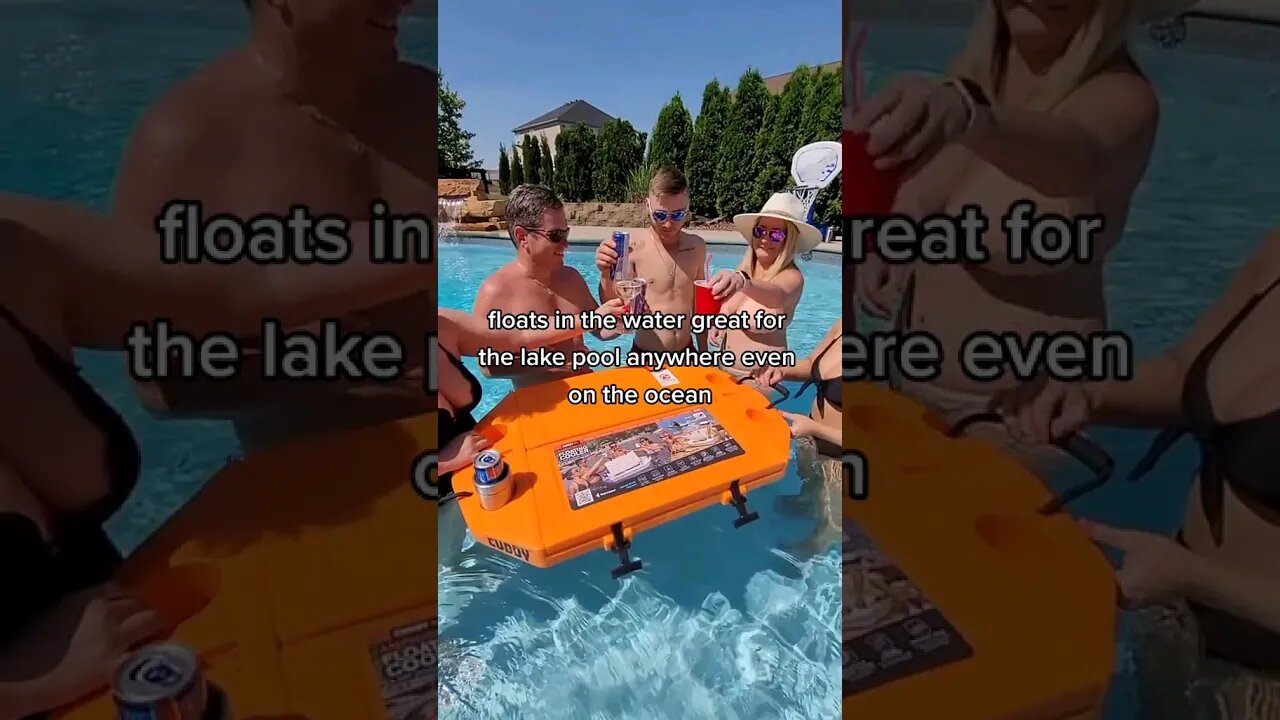 The BEST Floating Cooler Ever for Memorial Day!