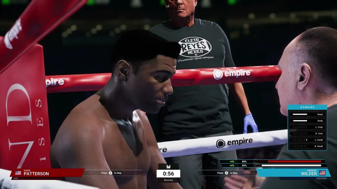 Undisputed Boxing Online Ranked Gameplay Deontay Wilder vs Floyd Patterson (Chasing Platinum 2)