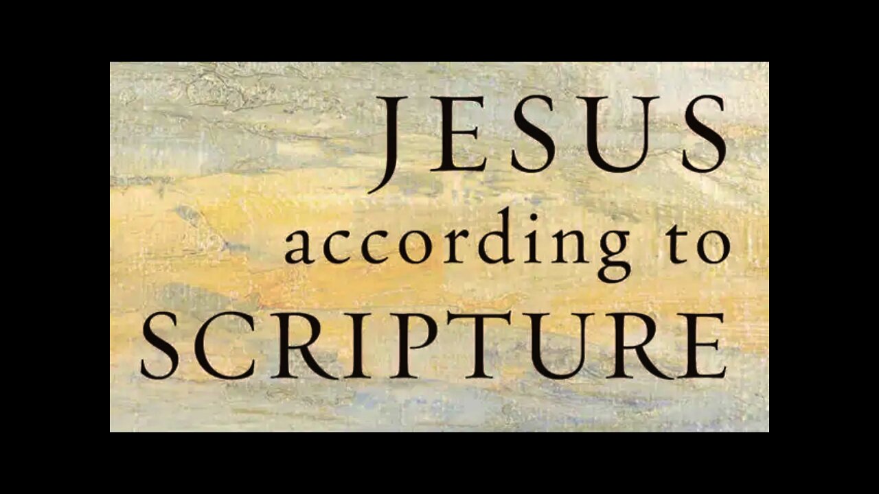 Professor Darrell Bock discusses his new book Jesus according to Scripture...