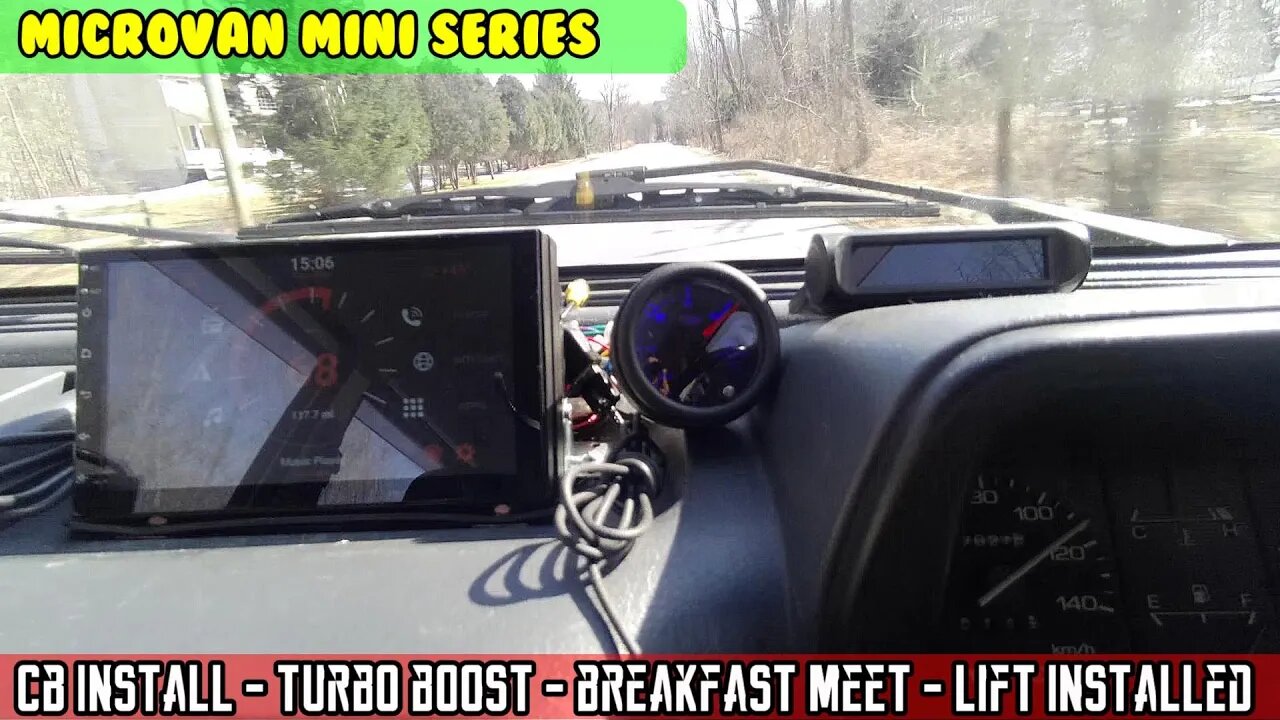 Micro Van (SE1 E05) CB install, Adjustable boost control, Bekfast meet, and 2” lift install