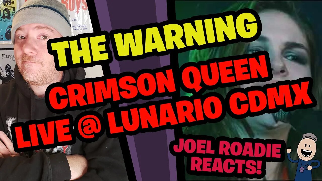 THE WARNING - CRIMSON QUEEN LIVE @ Lunario - Roadie Reacts