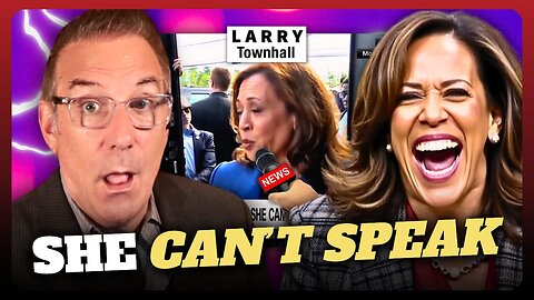 Kamala Harris FINALLY Speaks to a Reporter: TOTAL Train-Wreck! THIS Is Why They SHUT HER UP!