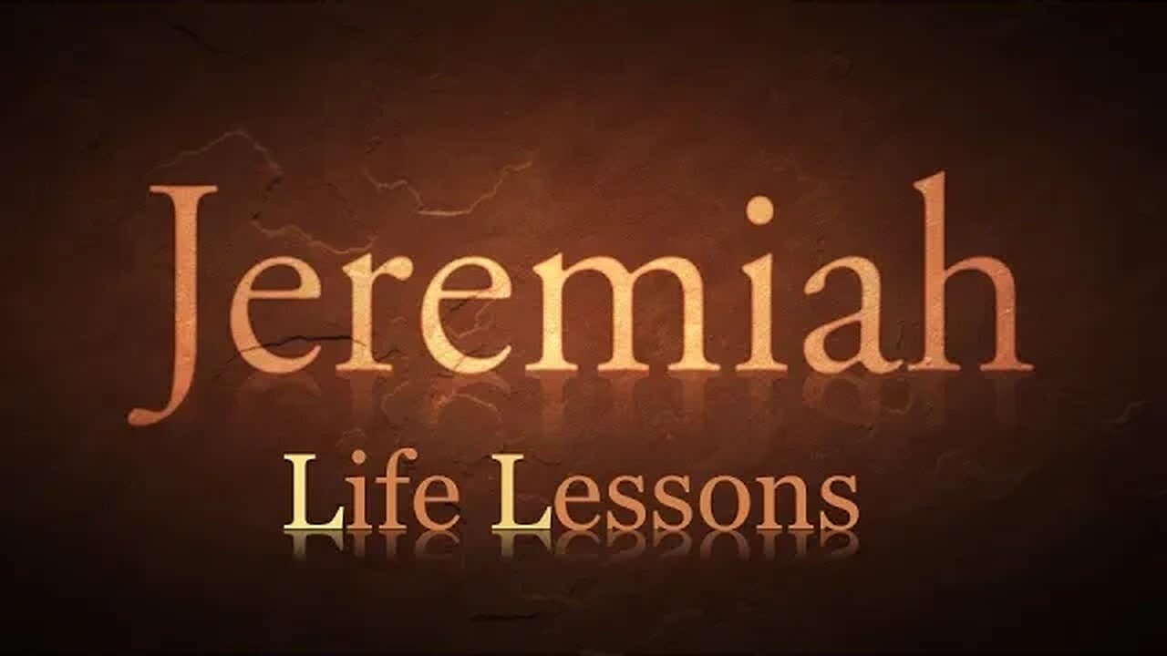 Jeremiah Session 02 "Judges" Jer. 2:1-13