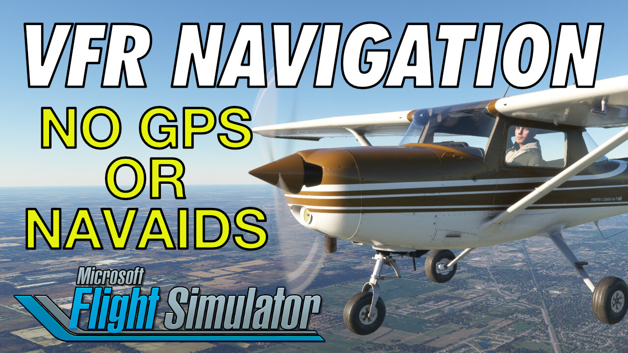 Cessna 152 VFR Flight Indianapolis Metro to Richmond Indiana | No GPS or Navaids | MSFS2020