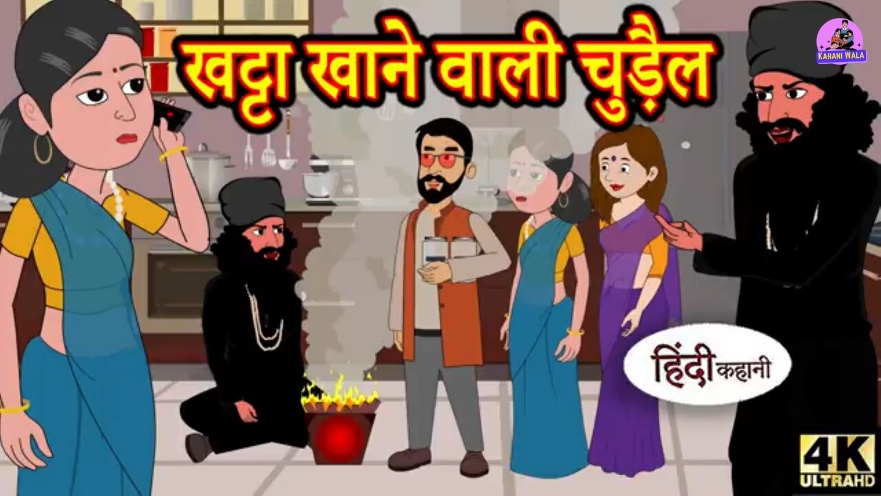 खट्टा खाने वाली चुड़ैल - Kahani Wala Kahani | |Hindi Kahaniya | |Bedtime Moral Stories |