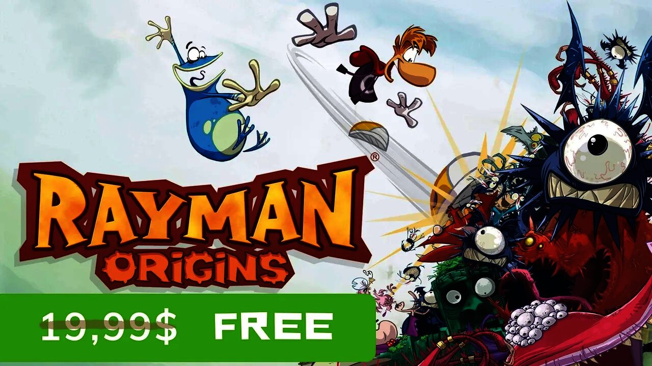 Rayman Origins - Free for Lifetime (Ends 22-12-2021) Ubisoft Giveaway