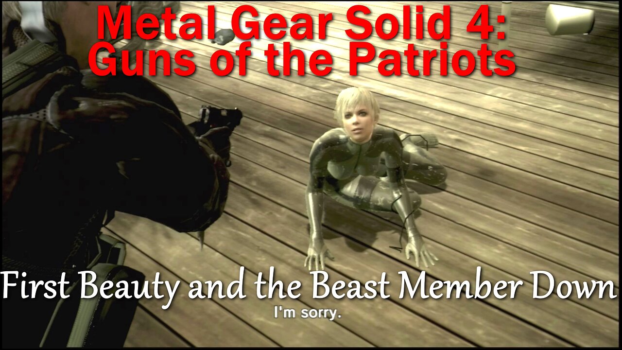 Metal Gear Solid 4: Guns of the Patriots- The First Beauty and the Beast Boss Falls