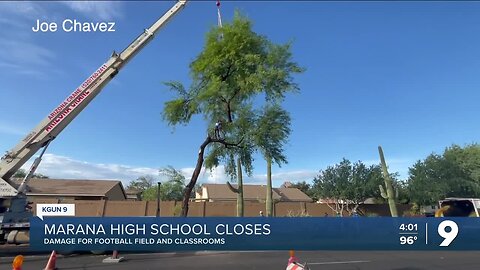 Marana cleans up damage after major storm