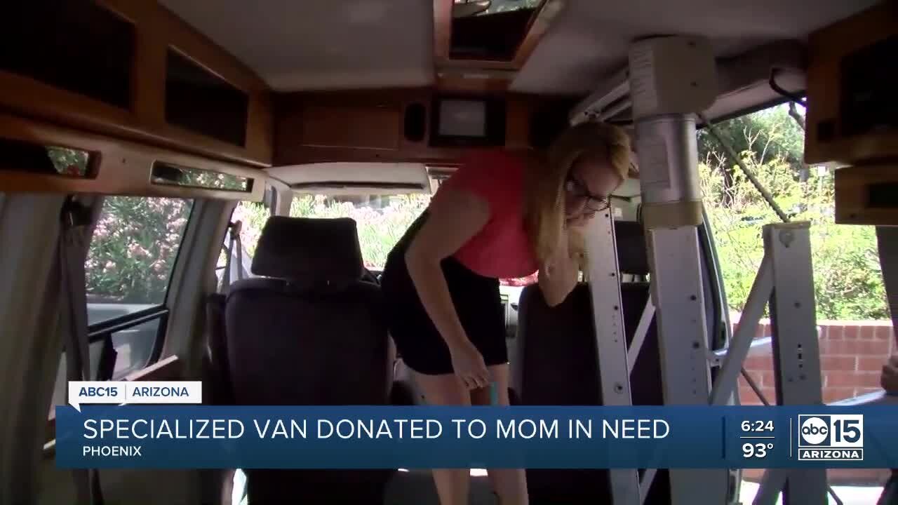 Mom, special-needs son gifted wheelchair-accessible van