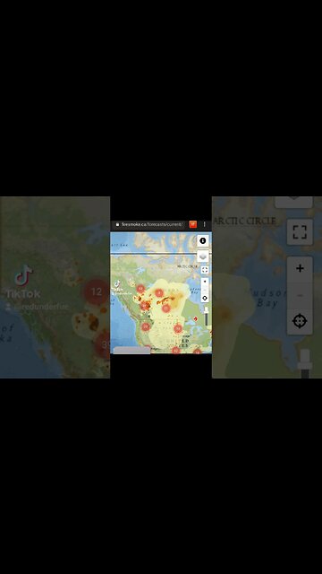 SMOKE FROM CANADA WILDFIRES IS AFFECTING THE LOWER 48 MAY 21 2023