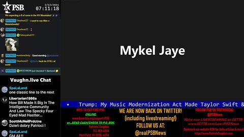 2024-02-12 07:03 EST - Patriots Soapbox AM: with MykelJaye, SkyeBreeze