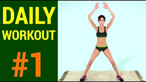 Daily Workout Routine: Day #1 (Fat Burner + Butt + Legs Exercises)