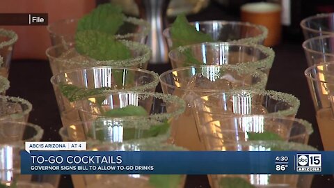 Arizona restaurants will soon be allowed to sell to-go cocktails