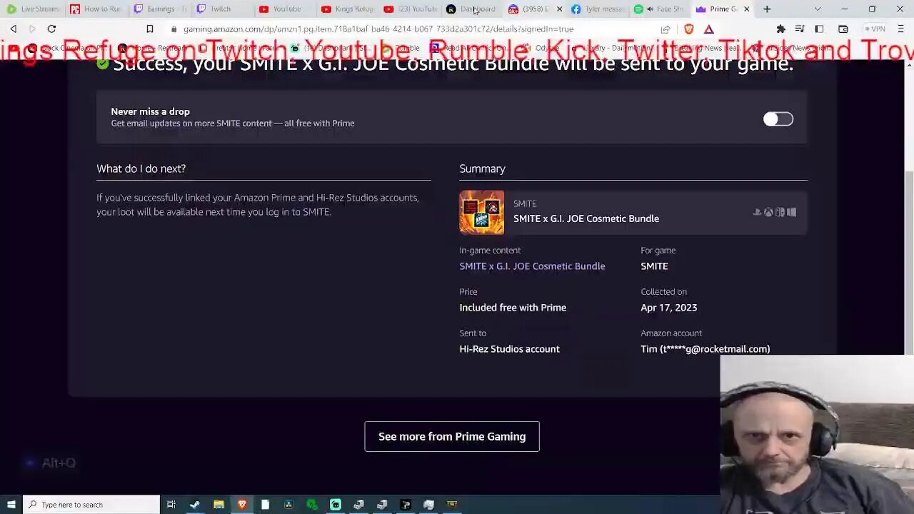 Ymir, and watch me play SMITE!