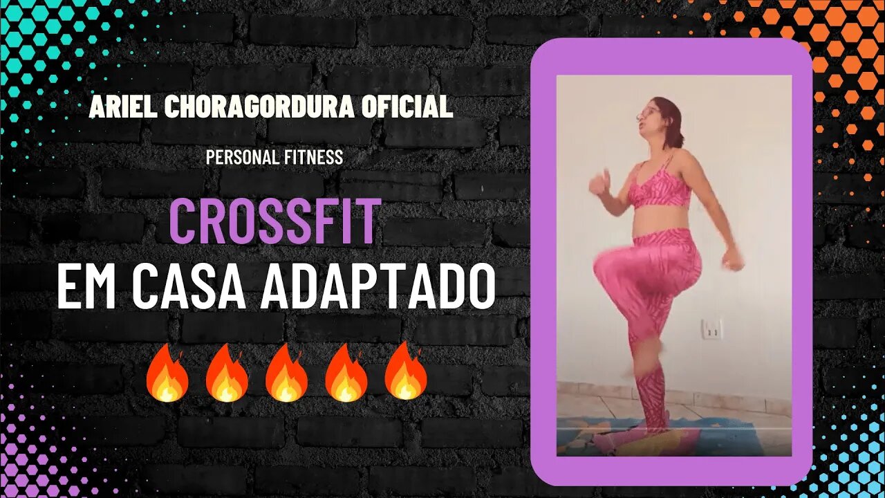 Crossfit Adaptado em casa 😮.