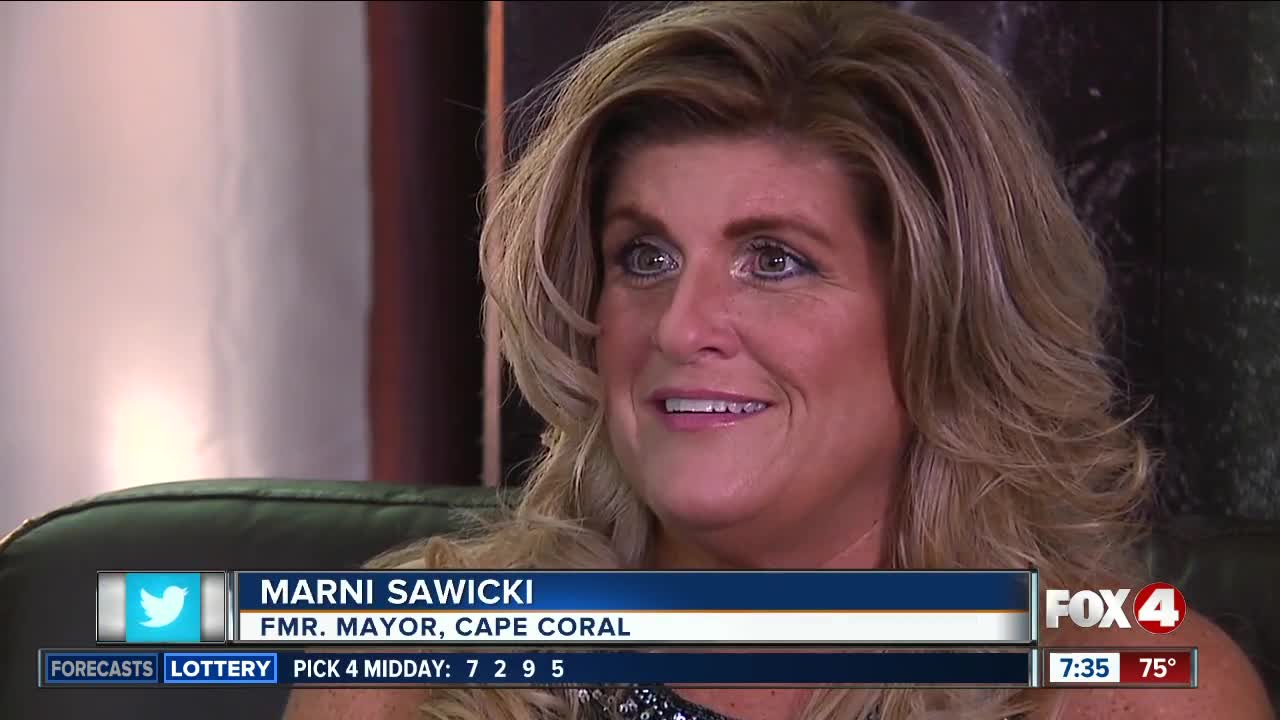 Preview: Former mayor Marni Sawicki speaks on domestic violence