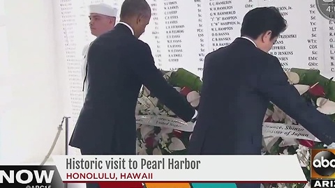 Historic visit to Pearl Harbor on Tuesday