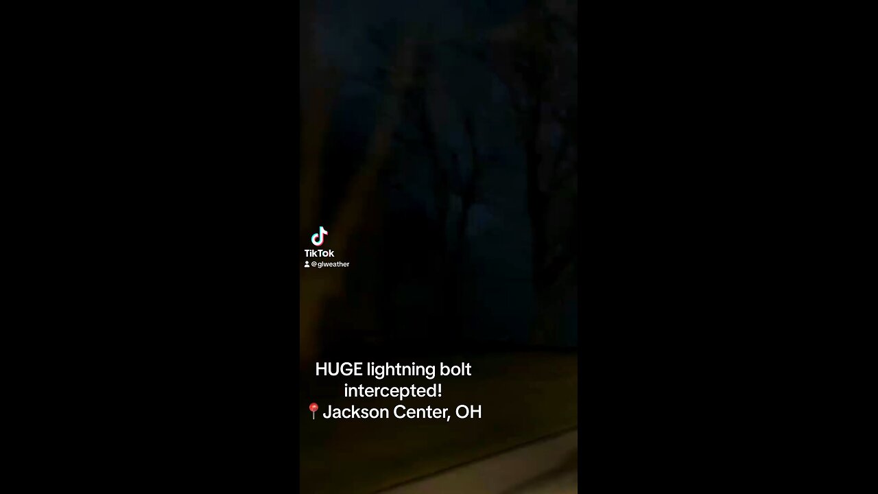 HUGE lightning bolt in Ohio! March 14, 2024