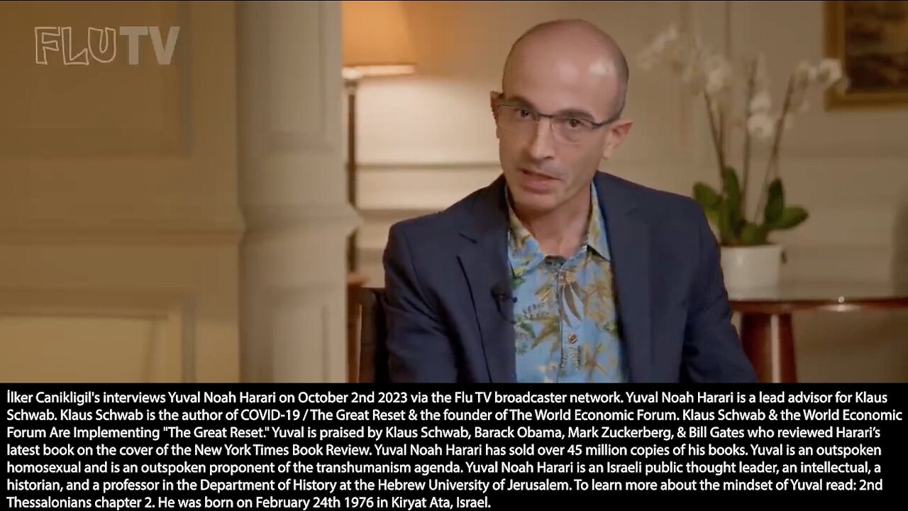 Yuval Noah Harari | Why Does Yuval Noah Harari Want to Change the Laws, The 10 Commandments, the Definition of Men & Women, the Reason Spreading Jesus’ Message & The Gospel, What Is Culturally Acceptable & the Nature of Nationalism?