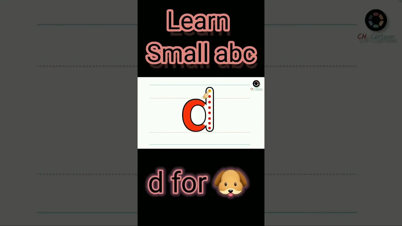 d for dog | short | small abc #abc #shorts