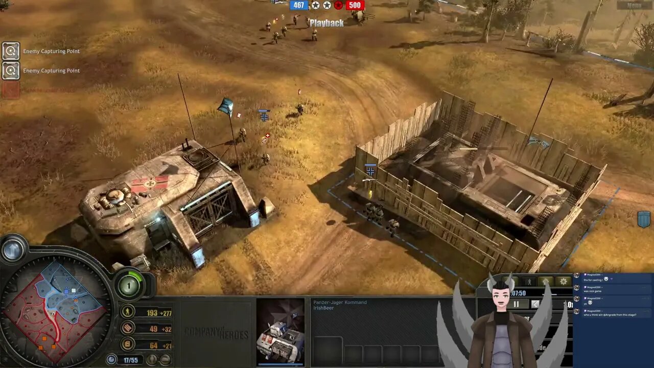 Shaolinosaurus (US) vs Irishbeer (Panzer Elite) || Company of Heroes 1