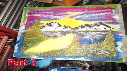 Oil Painting 1 Part 3 I LOVE BOB ROSS