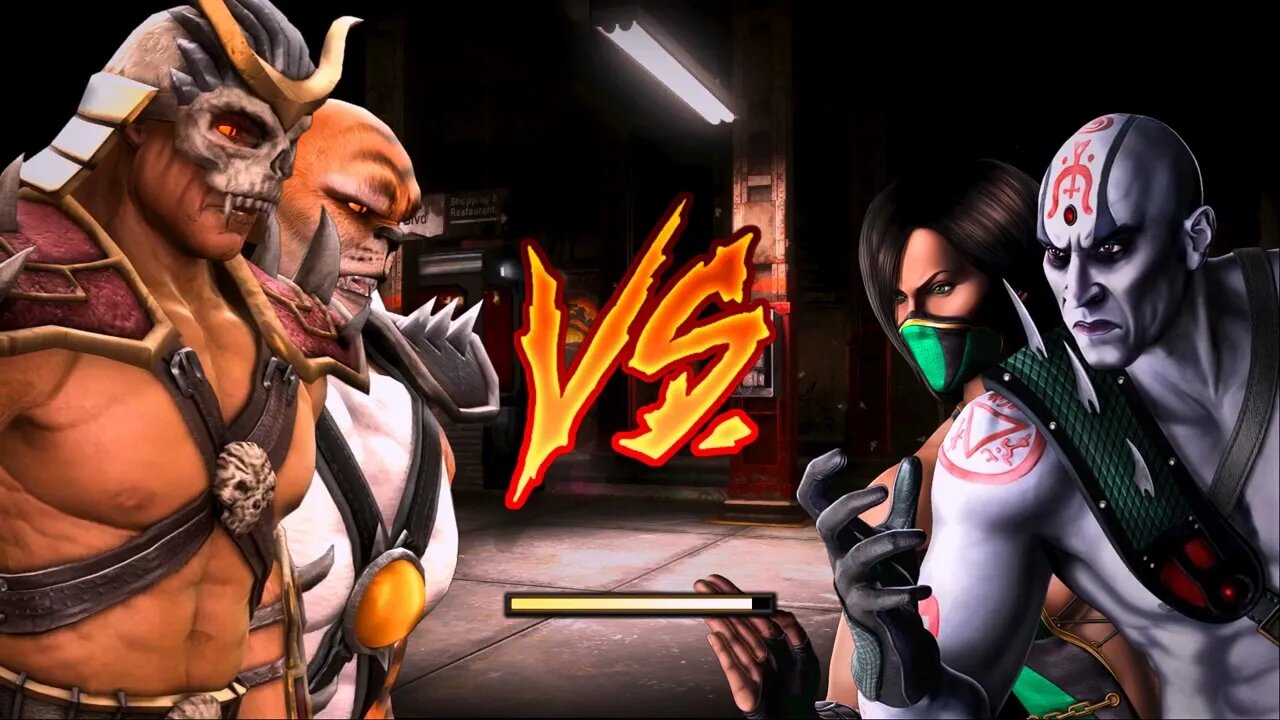 Mortal Kombat 9 - Shao Khan And Kintaro Mod - Expert Tag Ladder - Gameplay @(1080p)