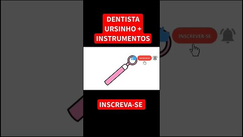 COMO DESENHAR URSINHO PACIENTE E INSTRUMENTOS DE DENTISTA #bonecadepapel #shorts #dentista