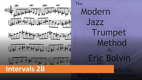 The Modern Jazz Trumpet Method - [Intervals] 2b