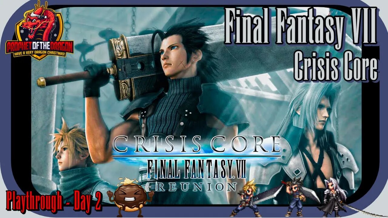 Final Fantasy VII Crisis Core Playthrough - Day 2 Lets Play!