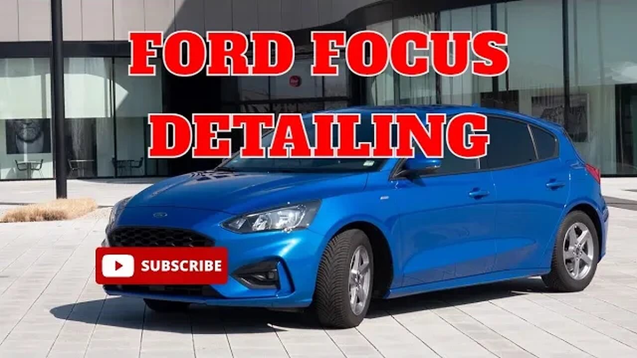 Ford Focus Full Detail Deep Cleaning a DISASTER Ford Focus! | Insane Car Cleaning Transformation!