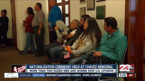 Naturalization ceremony held in Keene today