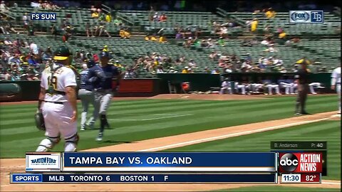 Tampa Bay Rays come out swinging to beat Oakland A’s 8-2