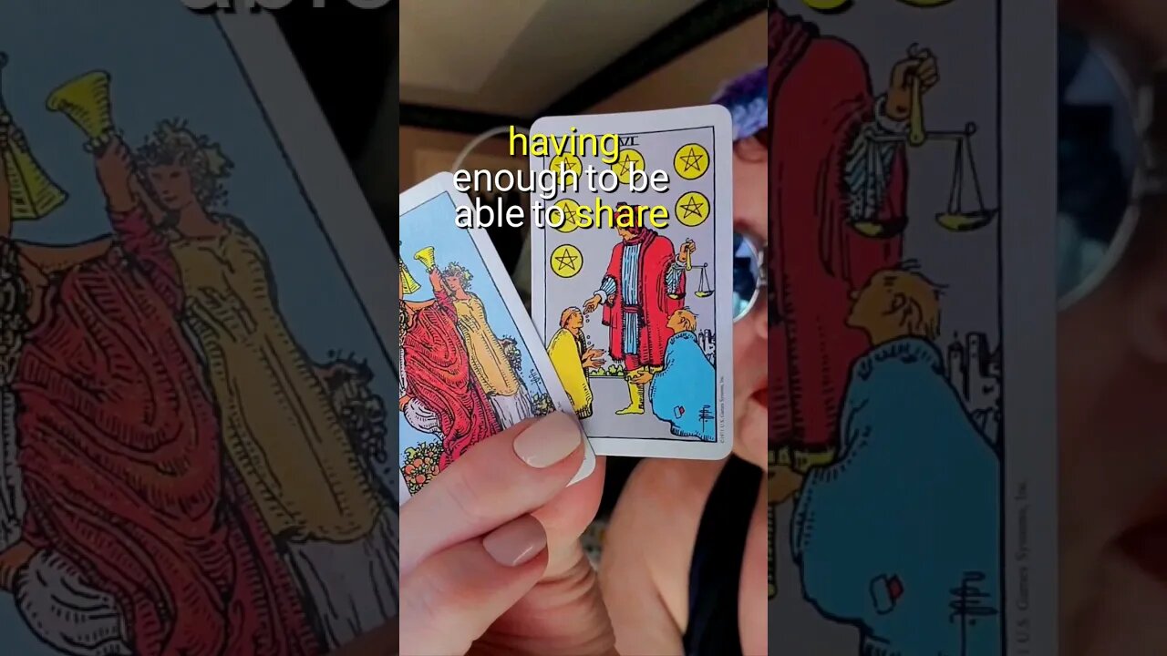 Tiny Tarot: ❤️🥳🏆🥂 #tinytarotpodcast #crystinasmart #lowkeymagickal #tinytarot #abundance #tarot