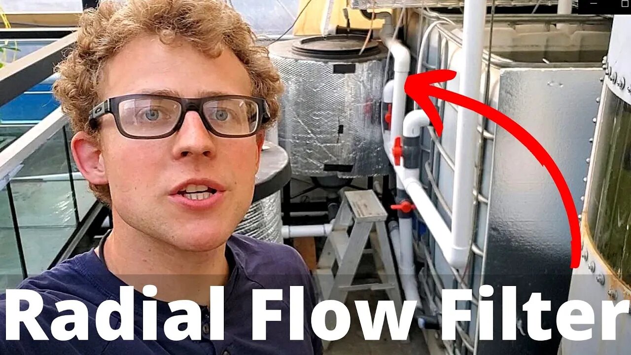 Aquaponic radial flow filter - How an aquaponic radial flow filter works